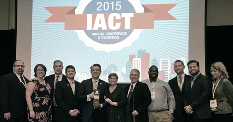 Leadership Evansville Recieves Community Achievement Award from IACT