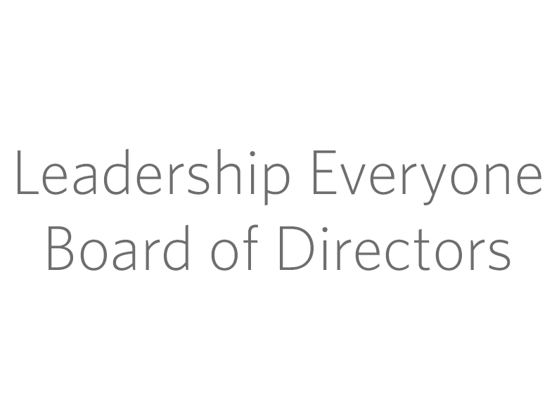 LE Board of Directors