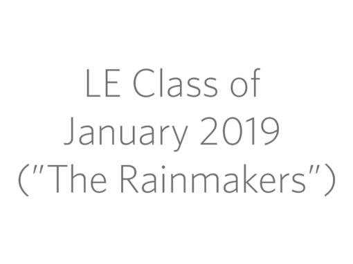 LE Class of January 2019